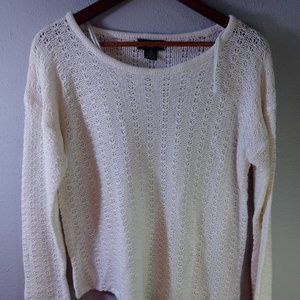 This beautiful A Milano plus size ivory sweater is the perfect addition to any.